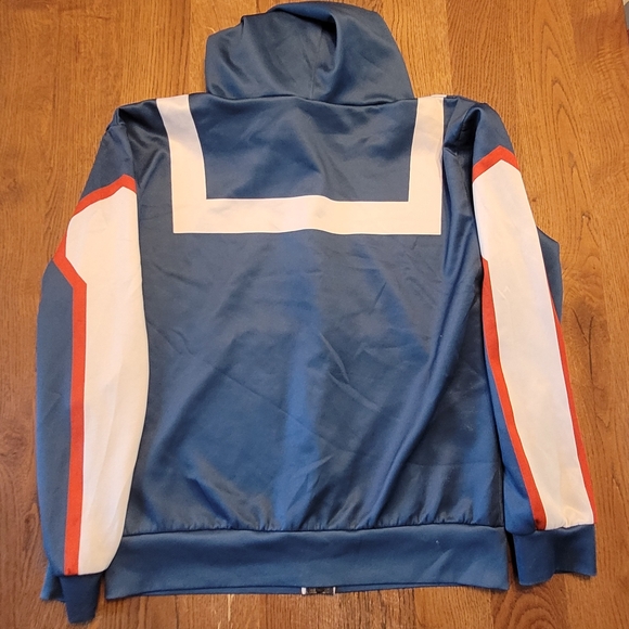 Boku No/My Hero Academia Midoriya Izuku Deku Cosplay Hoodie Jacket Coat Zip Up - Picture 6 of 6
